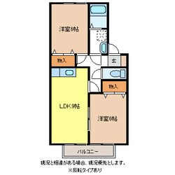 フローレンス・エムＨ棟の物件間取画像